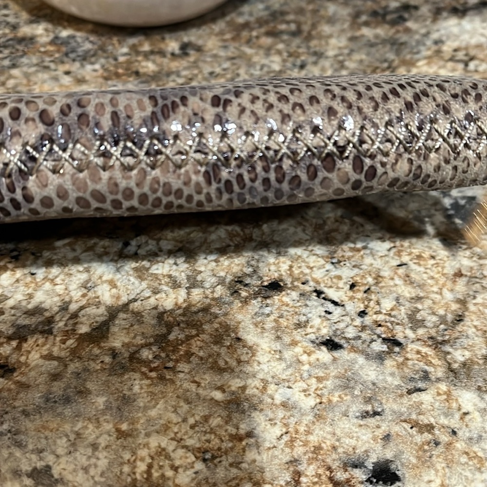 Tory Burch Euc Python Continental Zip Wallet - image 3